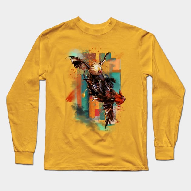 Fighting Long Sleeve T-Shirt by AmyCNicholls